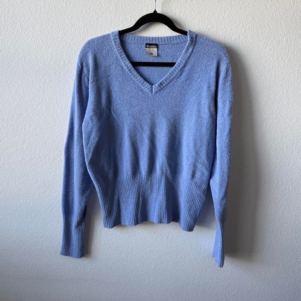 Vintage periwinkle blue columbia sweater